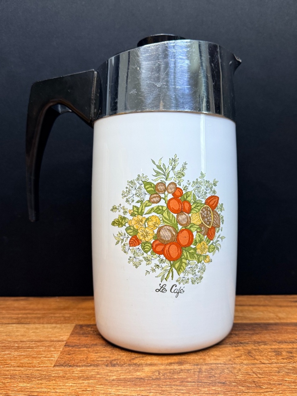 1970s CORNING Spice of Life Le Café 10 Cup Carafe E-1210-8